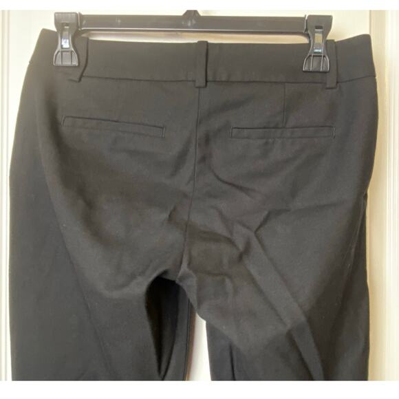J. Crew Factory Women’s Black Wool Blend Front Zipper Pocket Dress Pants Size 0 - Picture 5 of 6